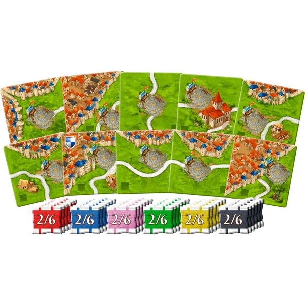 Asmodee Carcassonne - Die Wetteinsätze, Brettspiel 1 Asmodee Carcassonne - Die Wetteinsätze, Brettspiel