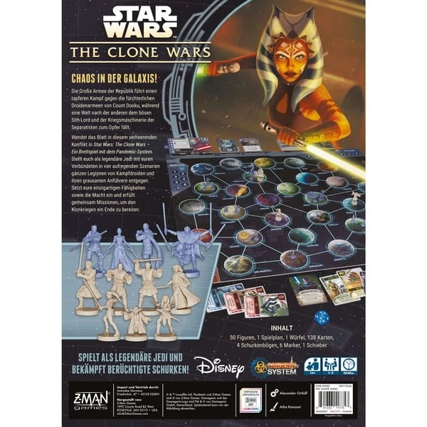 Asmodee Star Wars: The Clone Wars, Brettspiel 4 Asmodee Star Wars: The Clone Wars, Brettspiel – Bild 4