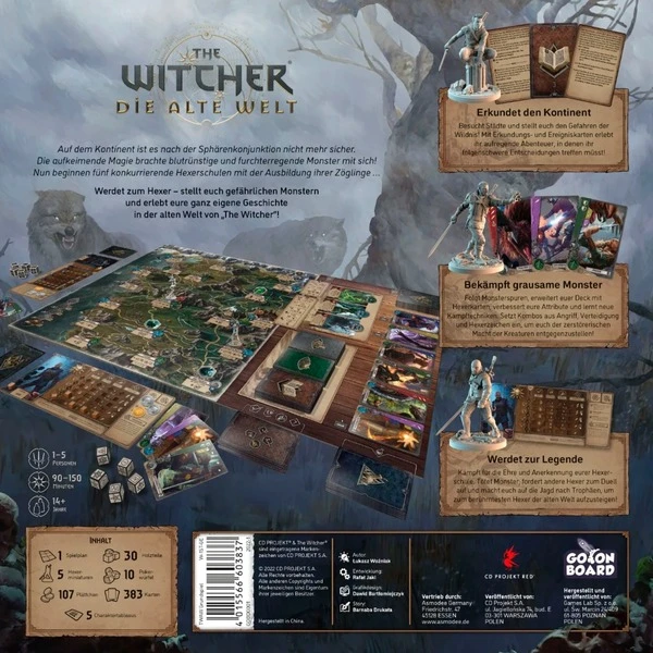 Asmodee The Witcher: Die Alte Welt, Brettspiel 4 Asmodee The Witcher: Die Alte Welt, Brettspiel – Bild 4