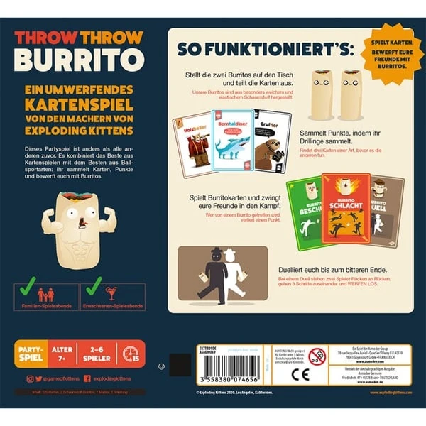 Asmodee Throw Throw Burrito, Kartenspiel 4 Asmodee Throw Throw Burrito, Kartenspiel – Bild 4