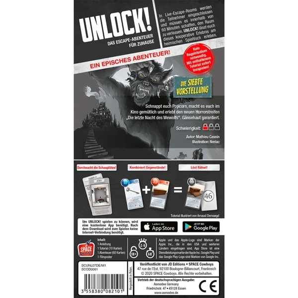 Asmodee Unlock! Die Siebte Vorstellungen, Kartenspiel 4 Asmodee Unlock! Die Siebte Vorstellungen, Kartenspiel – Bild 4