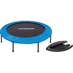 Playmobil Store 28 HUDORA Trampolin, Faltbar 140 Cm, Fitnessgerät