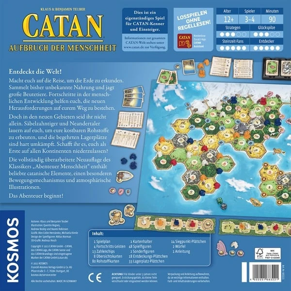 KOSMOS CATAN - Aufbruch Der Menschheit, Brettspiel 3 KOSMOS CATAN - Aufbruch Der Menschheit, Brettspiel – Bild 3