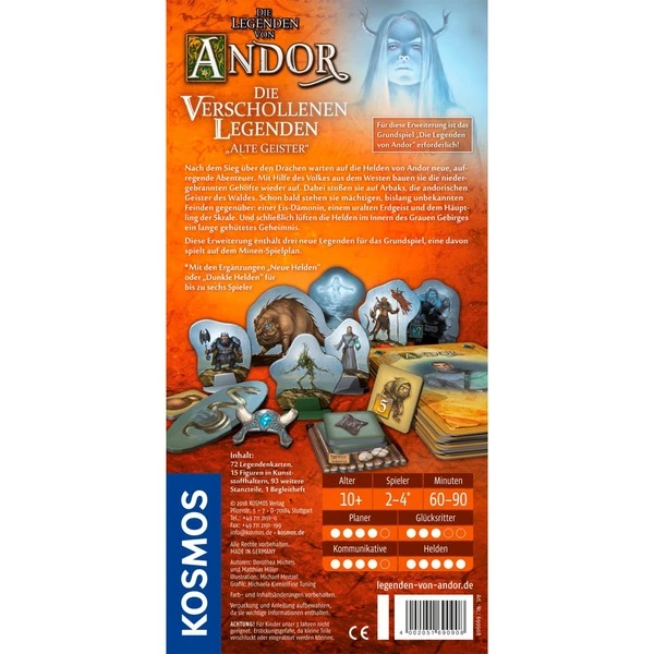KOSMOS Die Legenden Von Andor - Die Verschollenen Legenden, Brettspiel 2 KOSMOS Die Legenden Von Andor - Die Verschollenen Legenden, Brettspiel – Bild 2