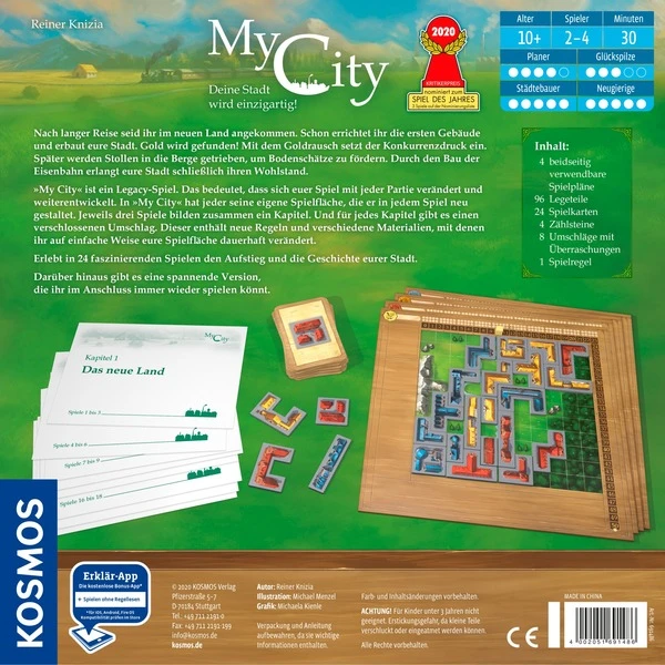KOSMOS My City, Brettspiel 2 KOSMOS My City, Brettspiel – Bild 2