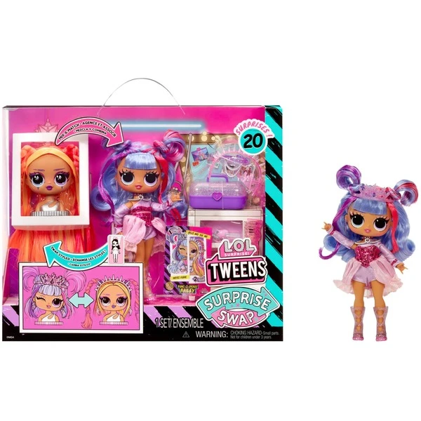 MGA Entertainment L.O.L. Surprise Tweens Surprise Swap Fashion Doll - Buns-2-Braids Bailey, Puppe 1 MGA Entertainment L.O.L. Surprise Tweens Surprise Swap Fashion Doll - Buns-2-Braids Bailey, Puppe