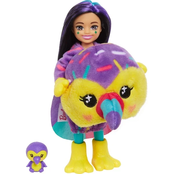 Mattel Barbie Cutie Reveal Chelsea Jungle Series - Tukan, Puppe 2 Mattel Barbie Cutie Reveal Chelsea Jungle Series - Tukan, Puppe – Bild 2