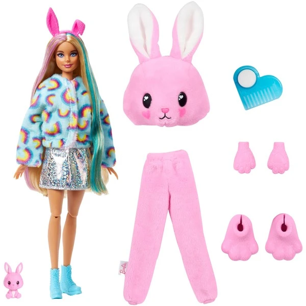 Mattel Barbie Cutie Reveal Puppe Mit Hasen-Plüschkostüm Und 10 Überraschungen 2 Mattel Barbie Cutie Reveal Puppe Mit Hasen-Plüschkostüm Und 10 Überraschungen – Bild 2