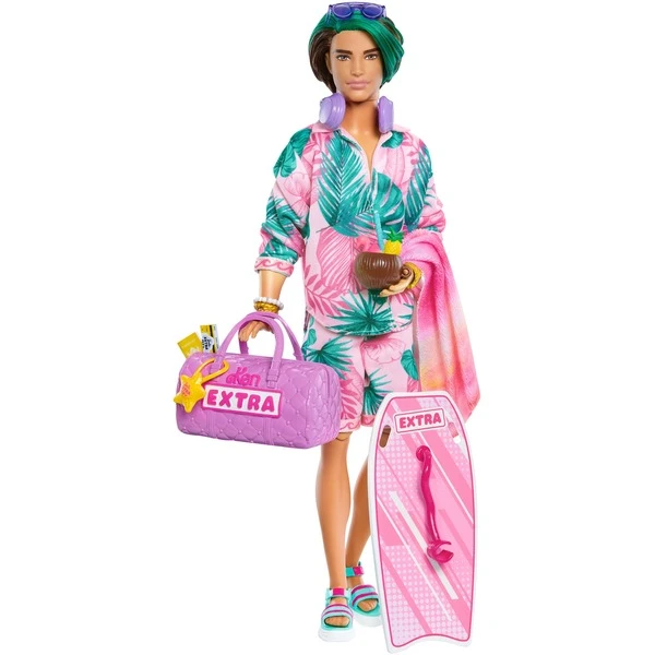 Mattel Barbie Extra Fly - Ken-Puppe Mit Strandmode 2 Mattel Barbie Extra Fly - Ken-Puppe Mit Strandmode – Bild 2