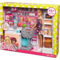 Mattel Barbie Supermarkt Und Puppe -Playmobil Store Mattel Barbie Supermarkt und Puppe@@1ssmubc2 8