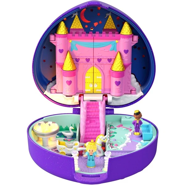 Mattel Polly Pocket Sternenlicht Schloss Schatulle, Spielfigur 3 Mattel Polly Pocket Sternenlicht Schloss Schatulle, Spielfigur – Bild 3