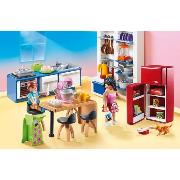 PLAYMOBIL 70206 Dollhouse Familienküche, Konstruktionsspielzeug 3 PLAYMOBIL 70206 Dollhouse Familienküche, Konstruktionsspielzeug – Bild 3