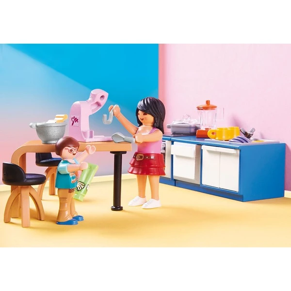 PLAYMOBIL 70206 Dollhouse Familienküche, Konstruktionsspielzeug 4 PLAYMOBIL 70206 Dollhouse Familienküche, Konstruktionsspielzeug – Bild 4