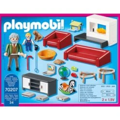PLAYMOBIL 70207 Dollhouse Gemütliches Wohnzimmer, Konstruktionsspielzeug
