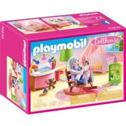 PLAYMOBIL 70210 Dollhouse Babyzimmer, Konstruktionsspielzeug