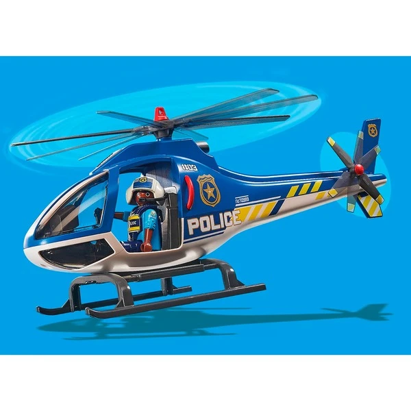 PLAYMOBIL 70569 City Action - Polizei-Hubschrauber: Fallschirm-Verfolgung, Konstruktionsspielzeug 4 PLAYMOBIL 70569 City Action - Polizei-Hubschrauber: Fallschirm-Verfolgung, Konstruktionsspielzeug – Bild 4
