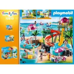 Playmobil Store -Playmobil Store PLAYMOBIL 70610 Family Fun Spa becken mit Wasserspritze Konstruktionsspielzeug@@1685426 1