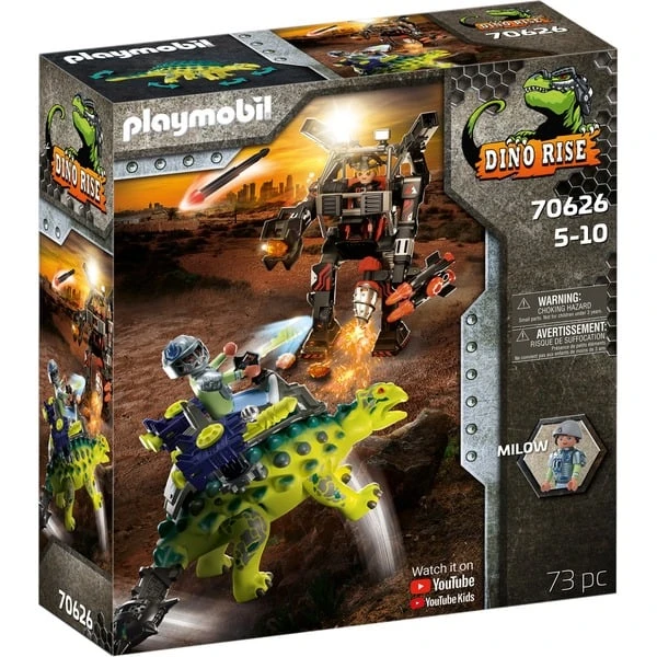 PLAYMOBIL 70626 Dino Rise Saichania: Abwehr Des Kampfläufers, Konstruktionsspielzeug 1 PLAYMOBIL 70626 Dino Rise Saichania: Abwehr Des Kampfläufers, Konstruktionsspielzeug