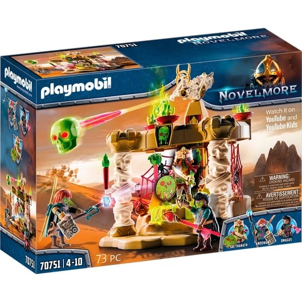 PLAYMOBIL 70751 Novelmore Sal'ahari Sands - Tempel Der Skelettarmee, Konstruktionsspielzeug