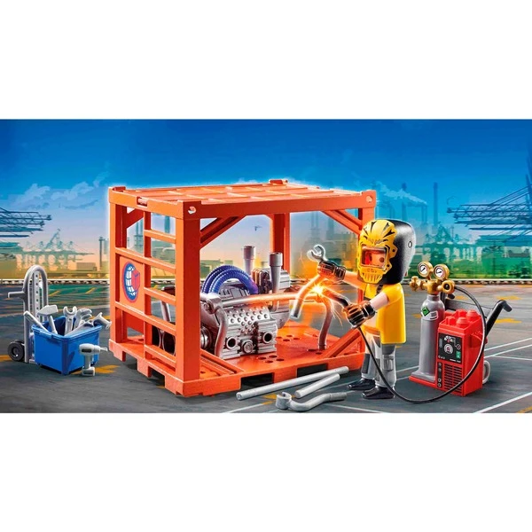 PLAYMOBIL 70774 City Action Containerfertigung, Konstruktionsspielzeug 2 PLAYMOBIL 70774 City Action Containerfertigung, Konstruktionsspielzeug – Bild 2