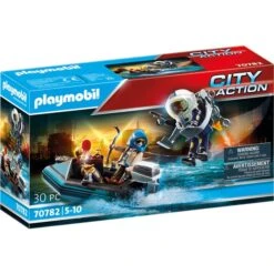 PLAYMOBIL 70782 City Action Polizei-Jetpack: Festnahme Des Kunsträubers, Konstruktionsspielzeug