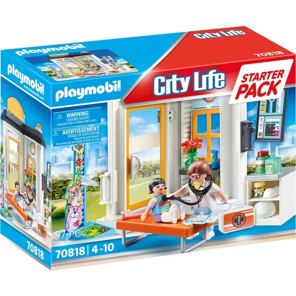 PLAYMOBIL 70818 City Life Starter Pack Kinderärztin, Konstruktionsspielzeug 1 PLAYMOBIL 70818 City Life Starter Pack Kinderärztin, Konstruktionsspielzeug