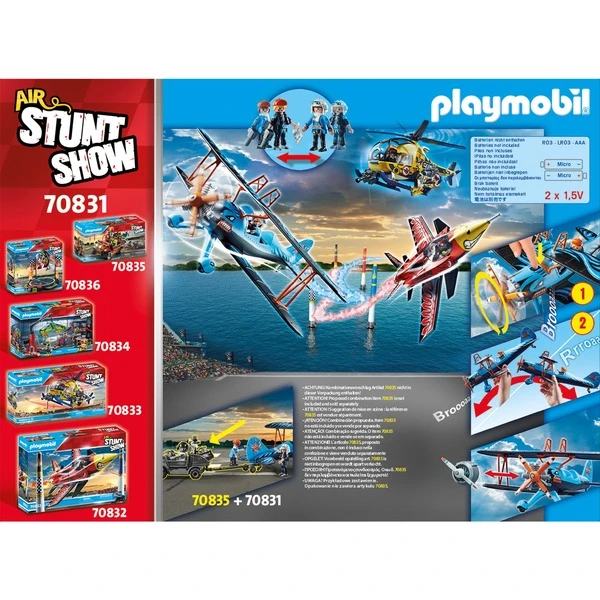PLAYMOBIL 70831 Air Stuntshow Doppeldecker "Phönix", Konstruktionsspielzeug 10 PLAYMOBIL 70831 Air Stuntshow Doppeldecker "Phönix", Konstruktionsspielzeug – Bild 10
