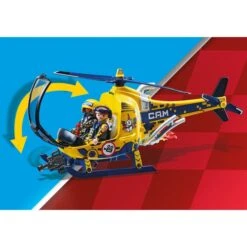 PLAYMOBIL 70833 Air Stuntshow Filmcrew-Helikopter, Konstruktionsspielzeug 10 PLAYMOBIL 70833 Air Stuntshow Filmcrew-Helikopter, Konstruktionsspielzeug -Playmobil Store PLAYMOBIL 70833 Air Stuntshow Filmcrew Helikopter Konstruktionsspielzeug@@1840591 4
