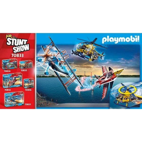 PLAYMOBIL 70833 Air Stuntshow Filmcrew-Helikopter, Konstruktionsspielzeug 6 PLAYMOBIL 70833 Air Stuntshow Filmcrew-Helikopter, Konstruktionsspielzeug – Bild 6