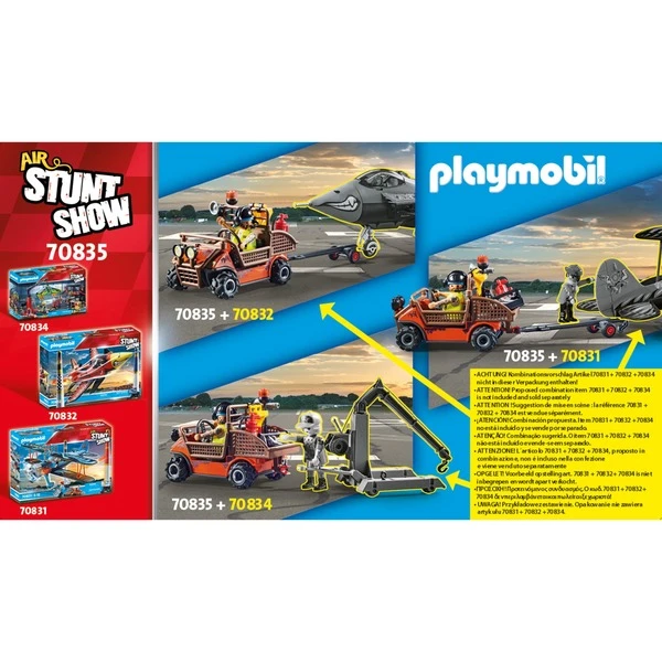 PLAYMOBIL 70835 Air Stuntshow Mobiler Reparaturservice, Konstruktionsspielzeug 7 PLAYMOBIL 70835 Air Stuntshow Mobiler Reparaturservice, Konstruktionsspielzeug – Bild 7