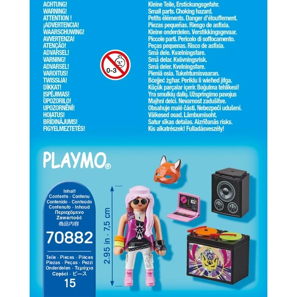 PLAYMOBIL 70882 SpecialPLUS DJ Mit Mischpult, Konstruktionsspielzeug 4 PLAYMOBIL 70882 SpecialPLUS DJ Mit Mischpult, Konstruktionsspielzeug – Bild 4