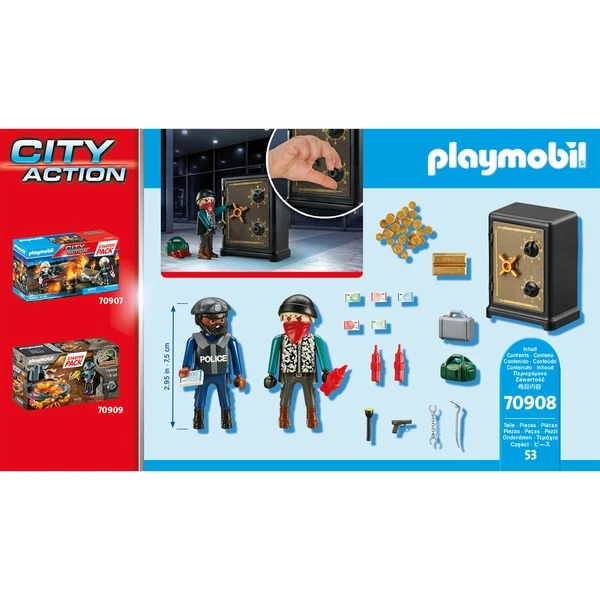 PLAYMOBIL 70908 City Action Starter Pack Tresorknacker, Konstruktionsspielzeug 5 PLAYMOBIL 70908 City Action Starter Pack Tresorknacker, Konstruktionsspielzeug – Bild 5