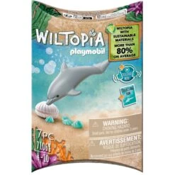 PLAYMOBIL 71068 Wiltopia Junger Delfin, Konstruktionsspielzeug