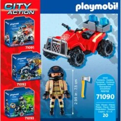 PLAYMOBIL 71090 City Action - Feuerwehr-Speed Quad, Konstruktionsspielzeug -Playmobil Store PLAYMOBIL 71090 City Action Feuerwehr Speed Quad Konstruktionsspielzeug@@1888893 4