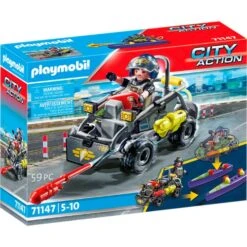 PLAYMOBIL 71147 City Action SWAT-Multi-Terrain-Quad, Konstruktionsspielzeug