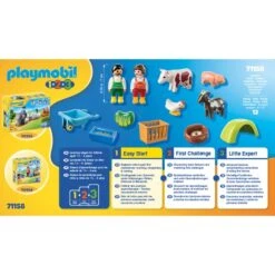 PLAYMOBIL 71158 1.2.3 Spielspaß Auf Dem Bauernhof, Konstruktionsspielzeug -Playmobil Store PLAYMOBIL 71158 1 2 3 Spielspa auf dem Bauernhof Konstruktionsspielzeug@@1848032 4