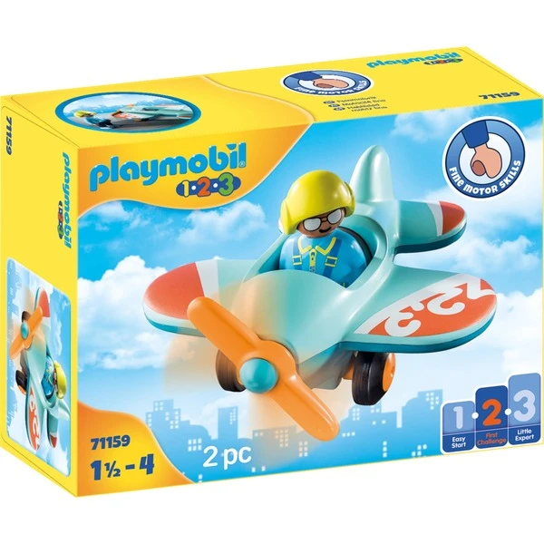PLAYMOBIL 71159 1.2.3 Flugzeug, Konstruktionsspielzeug 1 PLAYMOBIL 71159 1.2.3 Flugzeug, Konstruktionsspielzeug