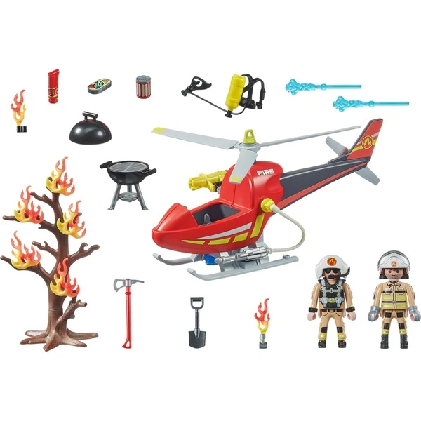 PLAYMOBIL 71195 City Action Feuerwehr-Hubschrauber, Konstruktionsspielzeug 2 PLAYMOBIL 71195 City Action Feuerwehr-Hubschrauber, Konstruktionsspielzeug – Bild 2