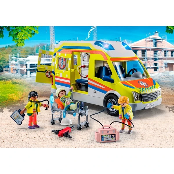 PLAYMOBIL 71202 City Life - Rettungswagen Mit Licht Und Sound, Konstruktionsspielzeug – Bild 3