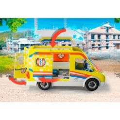 PLAYMOBIL 71202 City Life - Rettungswagen Mit Licht Und Sound, Konstruktionsspielzeug -Playmobil Store PLAYMOBIL 71202 City Life Rettungswagen mit Licht und Sound Konstruktionsspielzeug@@1888933 3
