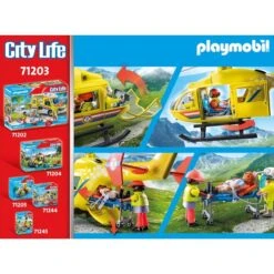 PLAYMOBIL 71203 City Life - Rettungshelikopter, Konstruktionsspielzeug -Playmobil Store PLAYMOBIL 71203 City Life Rettungshelikopter Konstruktionsspielzeug@@1888934 5