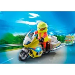 PLAYMOBIL 71205 Notarzt-Motorrad Mit Blinklicht, Konstruktionsspielzeug 6 PLAYMOBIL 71205 Notarzt-Motorrad Mit Blinklicht, Konstruktionsspielzeug -Playmobil Store PLAYMOBIL 71205 Notarzt Motorrad mit Blinklicht Konstruktionsspielzeug@@1888949 2