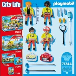 PLAYMOBIL 71244 City Life - Rettungsteam, Konstruktionsspielzeug -Playmobil Store PLAYMOBIL 71244 City Life Rettungsteam Konstruktionsspielzeug@@1888977 4