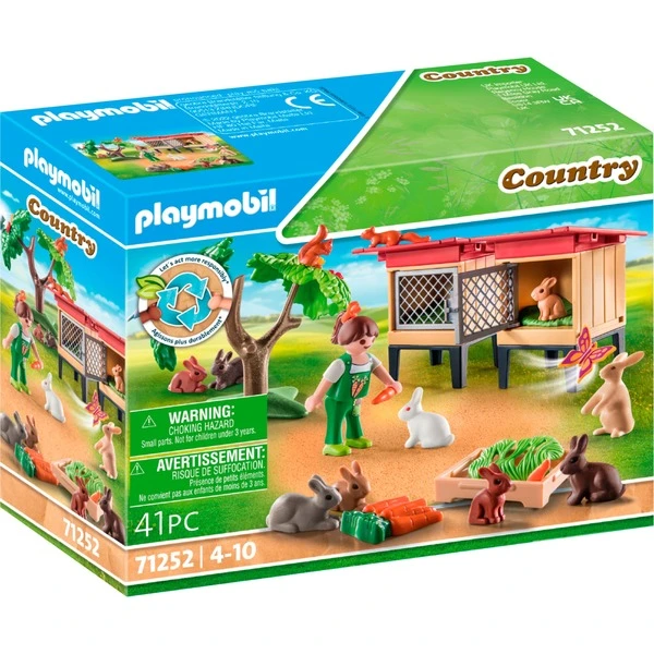 PLAYMOBIL 71252 Kaninchenstall, Konstruktionsspielzeug 1 PLAYMOBIL 71252 Kaninchenstall, Konstruktionsspielzeug
