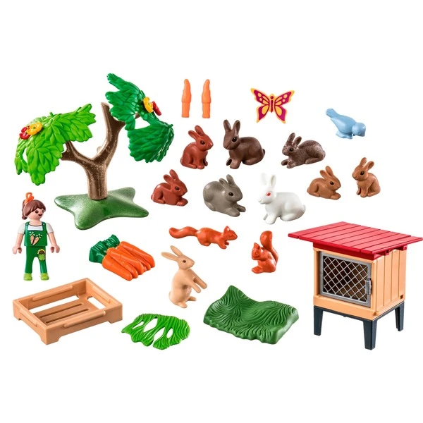 PLAYMOBIL 71252 Kaninchenstall, Konstruktionsspielzeug 2 PLAYMOBIL 71252 Kaninchenstall, Konstruktionsspielzeug – Bild 2