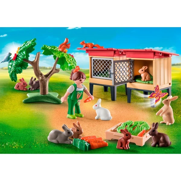 PLAYMOBIL 71252 Kaninchenstall, Konstruktionsspielzeug 3 PLAYMOBIL 71252 Kaninchenstall, Konstruktionsspielzeug – Bild 3