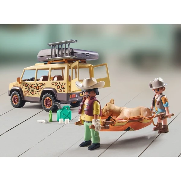 PLAYMOBIL 71293 Wiltopia Mit Dem Geländewagen Bei Den Löwen, Konstruktionsspielzeug – Bild 5