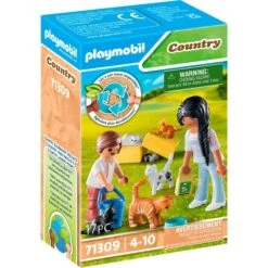 PLAYMOBIL 71309 Country Katzenfamilie, Konstruktionsspielzeug