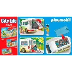 PLAYMOBIL 71329 City Life Schulbus, Konstruktionsspielzeug -Playmobil Store PLAYMOBIL 71329 City Life Schulbus Konstruktionsspielzeug@@1889118 6