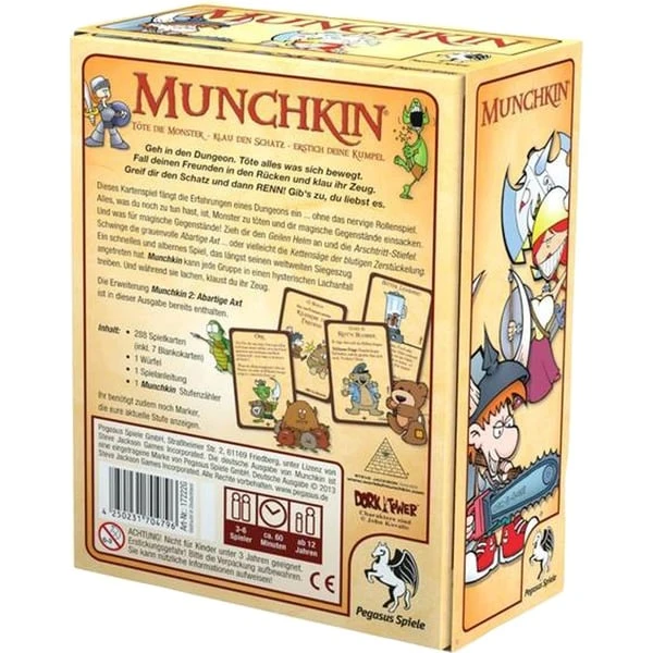 Pegasus Munchkin 1+2, Kartenspiel 4 Pegasus Munchkin 1+2, Kartenspiel – Bild 4
